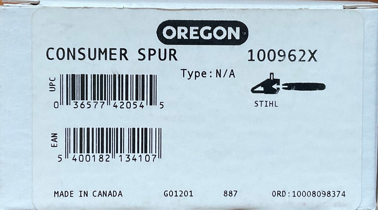 Oregon 100962X Fixed Consumer Spur Chainsaw Drive Sprocket - NewSawChains