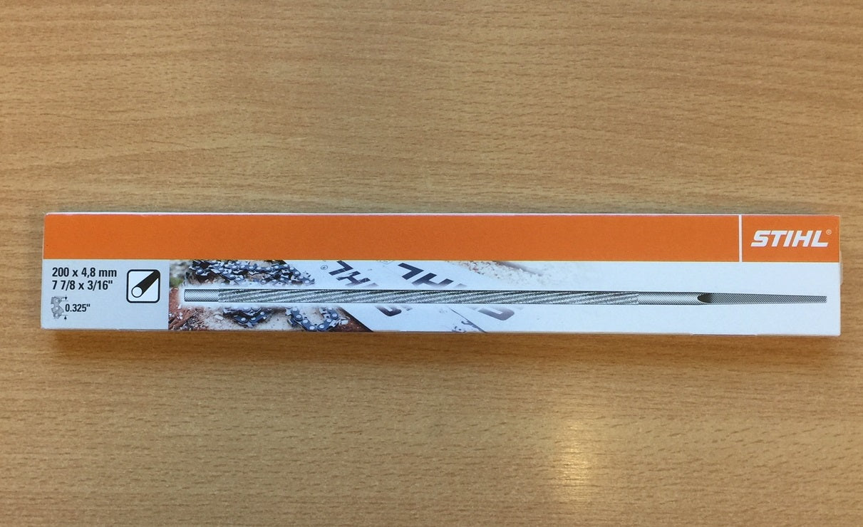 Stihl 5605 772 4006 Chainsaw Boîte De 6 Limes Rondes 4 Mm 6,35 Mm / 9