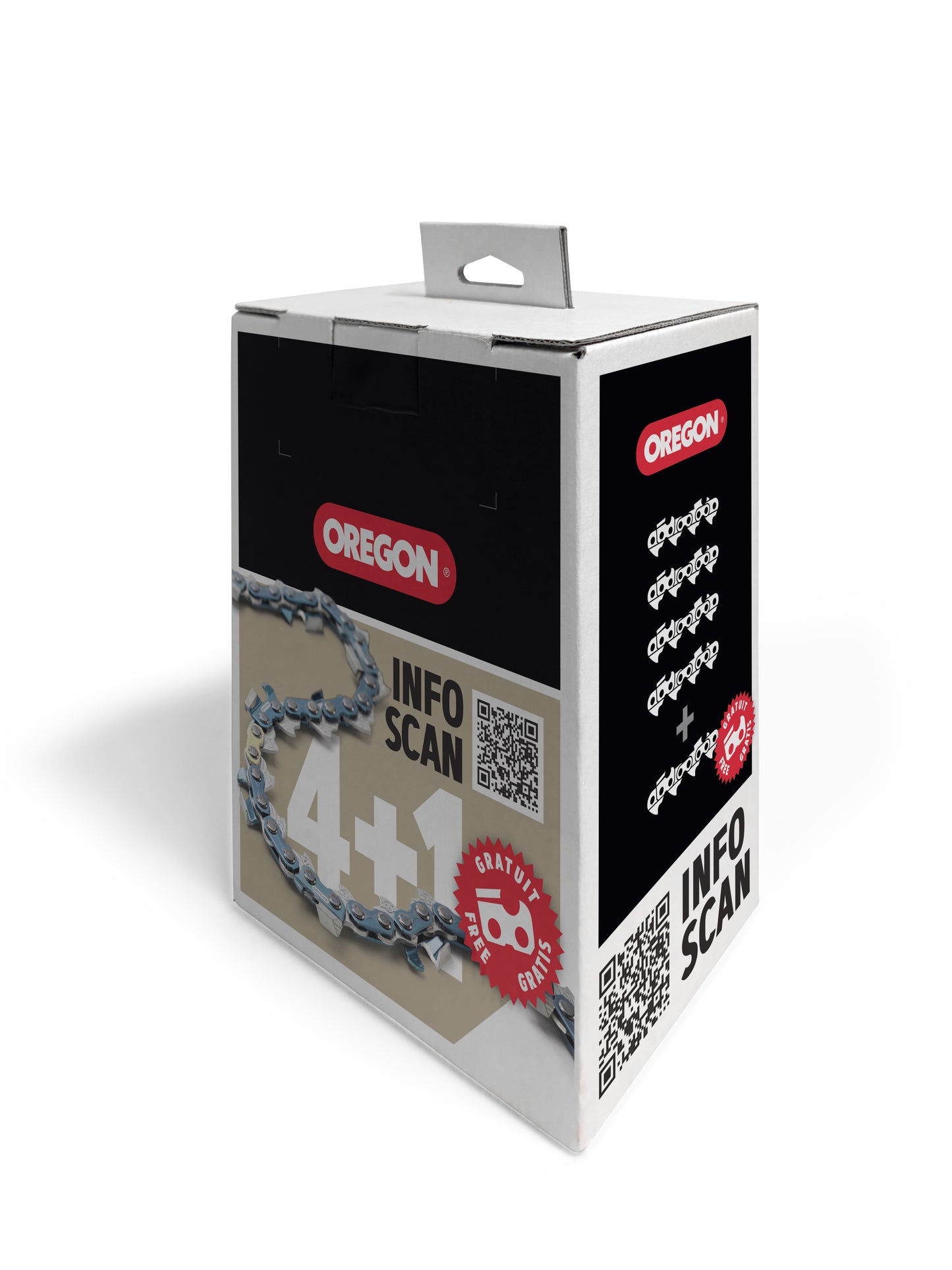 4+1 Promo Pack of 73EXL072E / 73EXL072 - Oregon PowerCut 73EXL Chainsaw Chains - 72 Drive Links