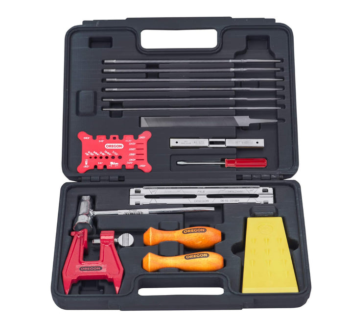 Oregon 601981 - Premium Chainsaw Chain Sharpening / Filing Kit ...