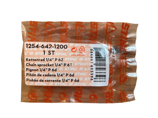 Stihl 1254-642-1200 / 12546421200 Drive Sprocket 1/4" pitch MSA120 / MSA140