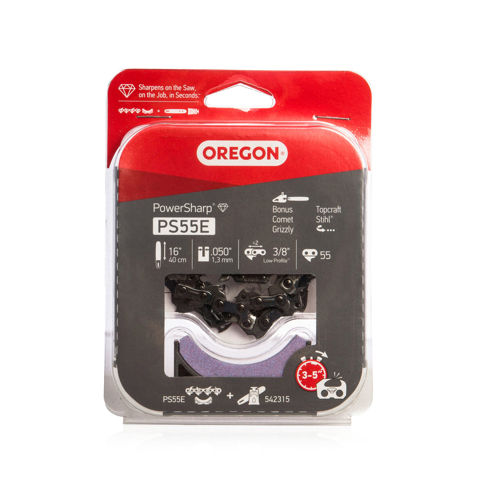 Oregon PS55E - PowerSharp Chainsaw Chain - 55 Drive Links – NewSawChains