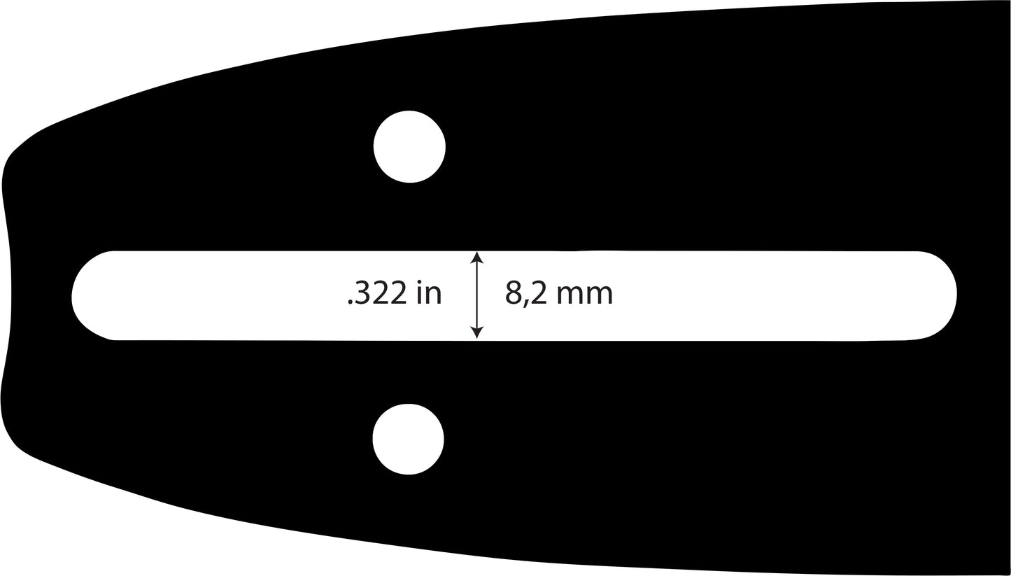 Oregon 188VXLGK041 - 18" (45cm) VersaCut Chainsaw Guide Bar - NewSawChains