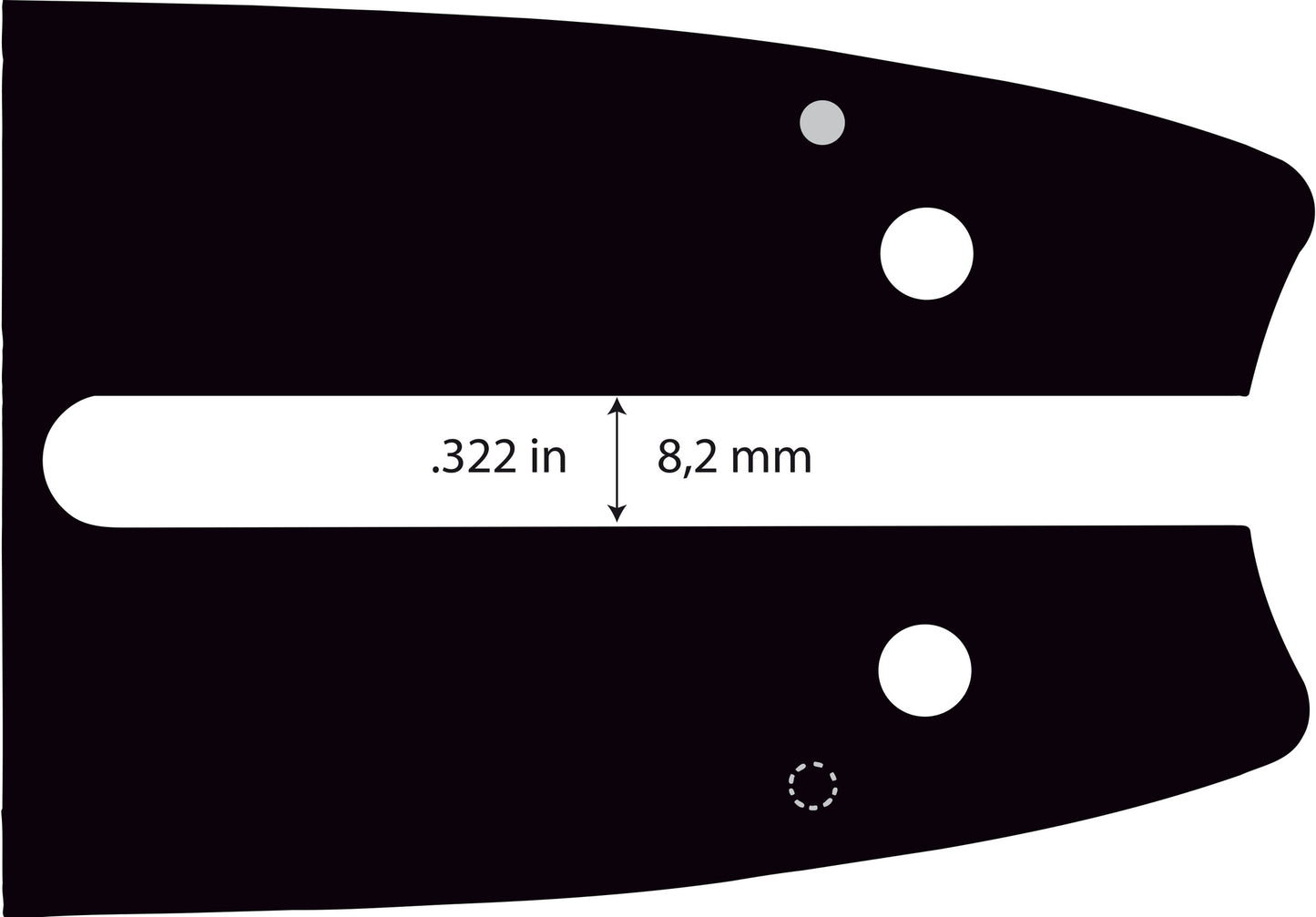 160SXEA074 - Oregon 16" Pro-Am Chainsaw Guide Bar - NewSawChains
