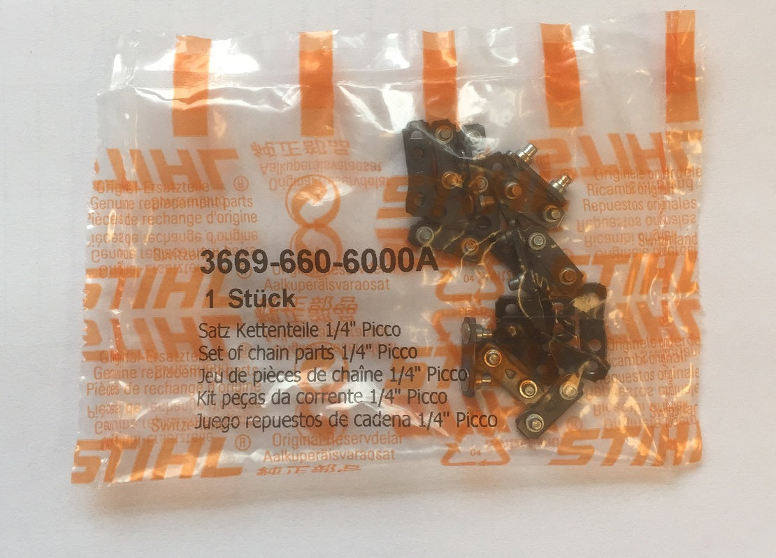 Stihl 3669-660-6000A Saw Chain Joining Links 1/4" & 0.043"
