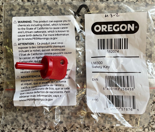 Oregon 582074 - Replacement LM300 Safety Key
