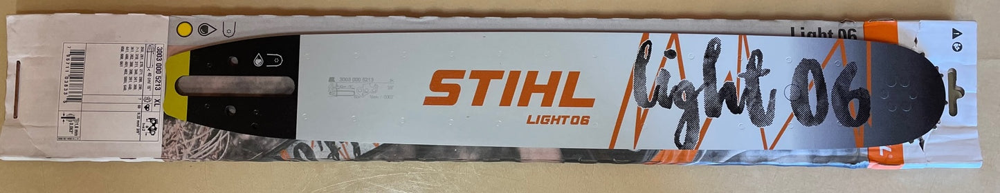 Stihl 3003 000 5213 - Light 06 Chainsaw Guide Bar - 16" (40cm)